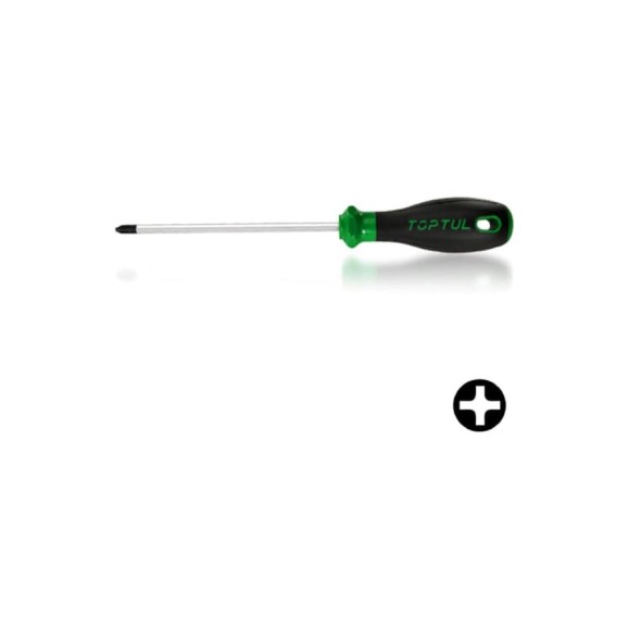 Отвертка крестовая TOPTUL Pro-Plus PH2x150 мм FBAF0215 Отвертка крестовая TOPTUL Pro-Plus PH2x150 мм FBAF0215