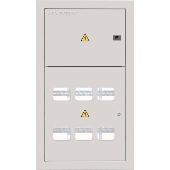 Этажный щит ABC-ENERGY ЩЭ-6 квартир, без слаботочного отсека 1000x580x135 IP31 STANDART ЩЭВ26-1005813-СТД