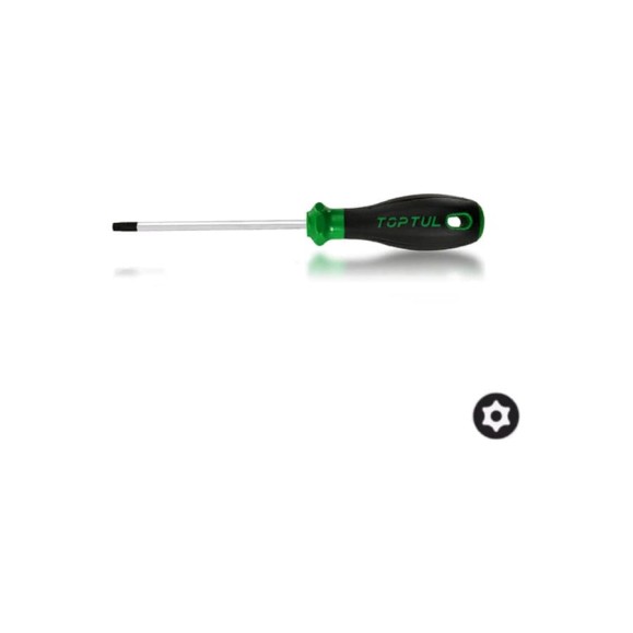 Отвертка TOPTUL Pro-Plus TORX T20x100 мм с отверстием, FEAF2010