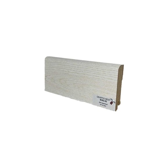 Плинтус напольный Deartio МДФ B302-03 Дуб кремовый 80x16x2050 мм P.1.4.02.303.80.16.D