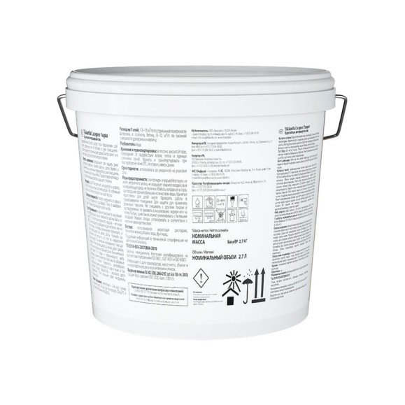 Интерьерный лак Tikkurila LACQUER AQUA EP матовый 2,7л 700001138 Интерьерный лак Tikkurila LACQUER AQUA EP матовый 2,7л 700001138