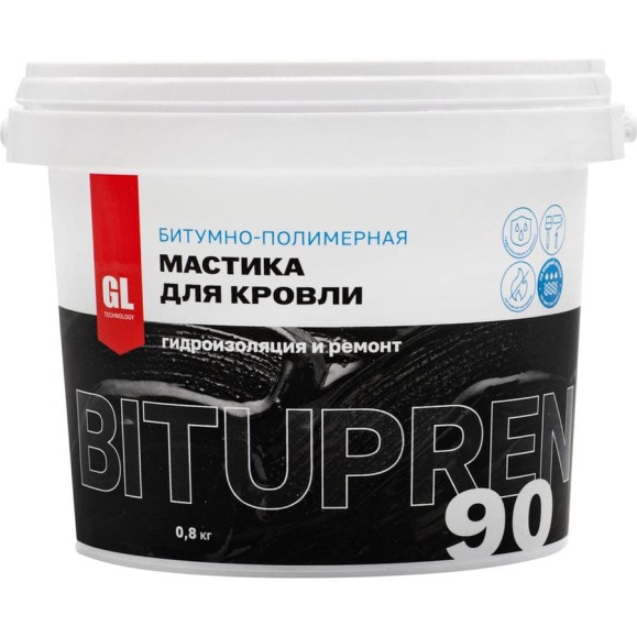 Мастика для кровли GL Technology В90-0.8 Мастика для кровли GL Technology В90-0.8