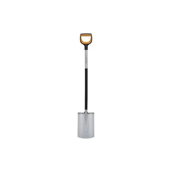Лопата штыковая с закругленным лезвием Fiskars Xact средняя 1066730