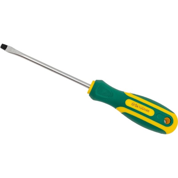 Отвертка FIT Контур CrV сталь 5х100мм SL 55202 Отвертка FIT Контур CrV сталь 5х100мм SL 55202