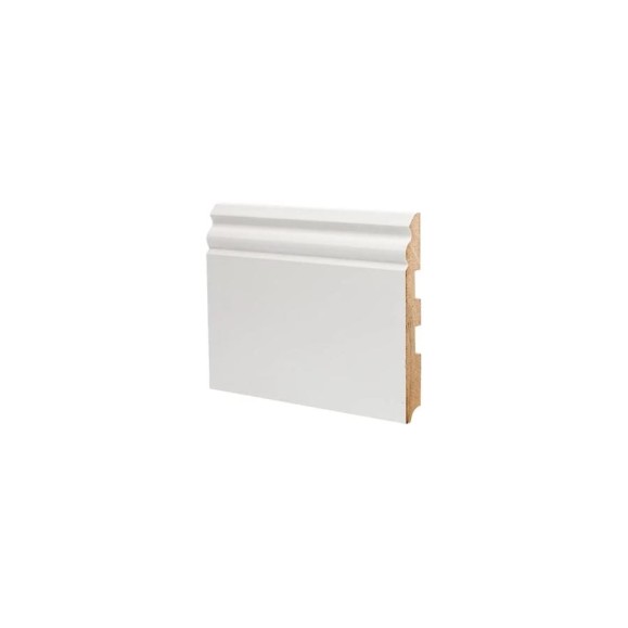 Плинтус напольный Deartio МДФ Деартио U 105-150 Белый 150x18x2050 мм P.1.1.05.1.150.18.D
