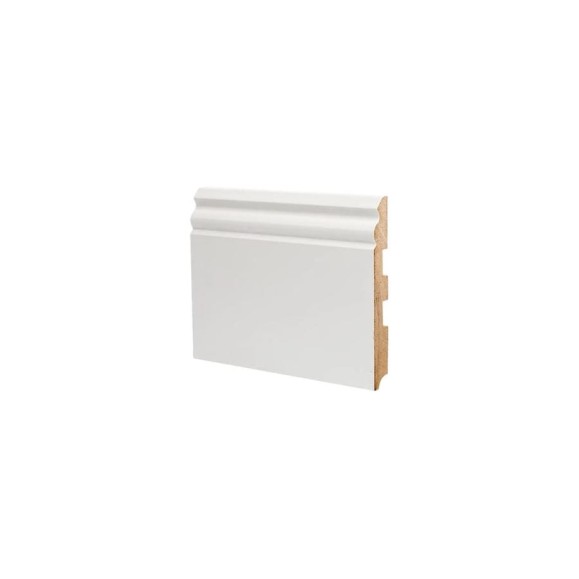 Плинтус напольный Deartio МДФ Деартио U 105-150 Белый 150x16x2050 мм P.1.1.05.1.150.16.D