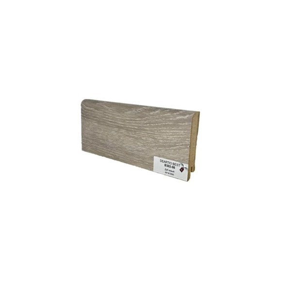 Плинтус напольный Deartio МДФ Деартио B302-08 Дуб серый 80x16x2050 мм P.1.4.02.308.80.16.D