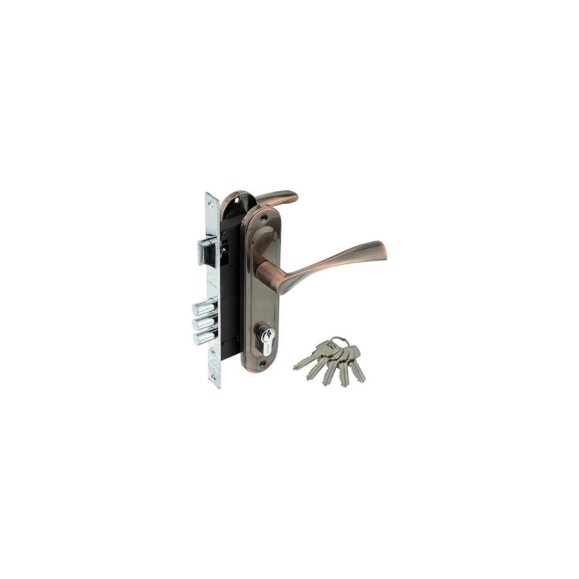 Врезной замок Marlok 70/L76 3RB 3 ригеля, межосевое расстояние 70 мм, AС медь 012748 Врезной замок Marlok 70/L76 3RB 3 ригеля, межосевое расстояние 70 мм, AС медь 012748