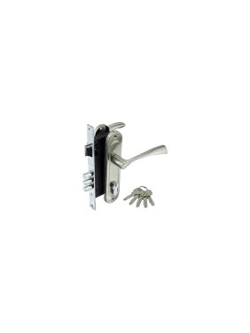Врезной замок Marlok 70/L76 3RB 3 ригеля, межосевое расстояние 70 мм, SN никель 012752