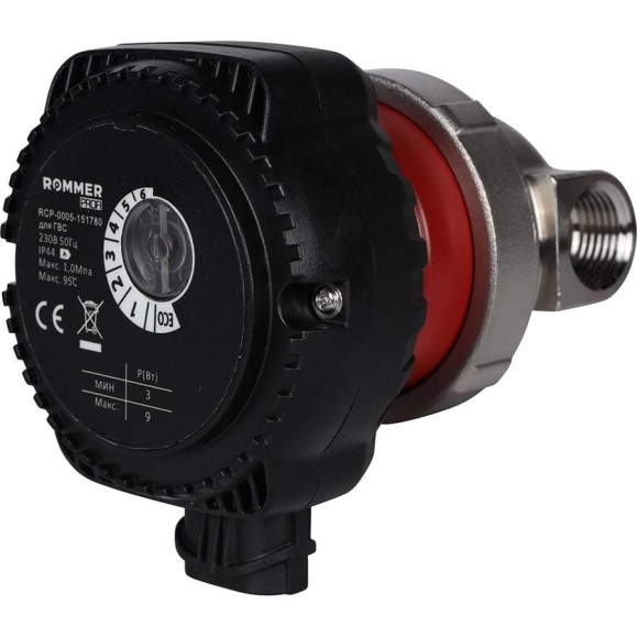 Циркуляционный насос для ГВС ROMMER с таймером RCP-0005-152080 RG0092KSG51541 Циркуляционный насос для ГВС ROMMER с таймером RCP-0005-152080 RG0092KSG51541