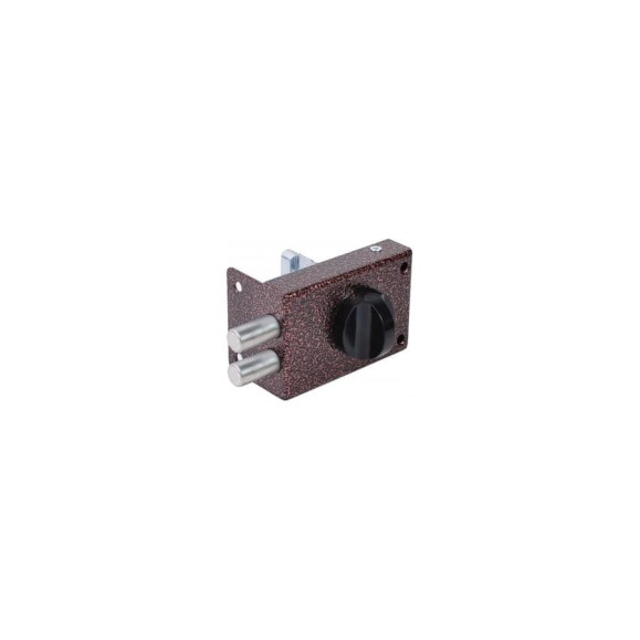 Накладной замок Marlok ЗН 1, 2 ригеля, медь 024715