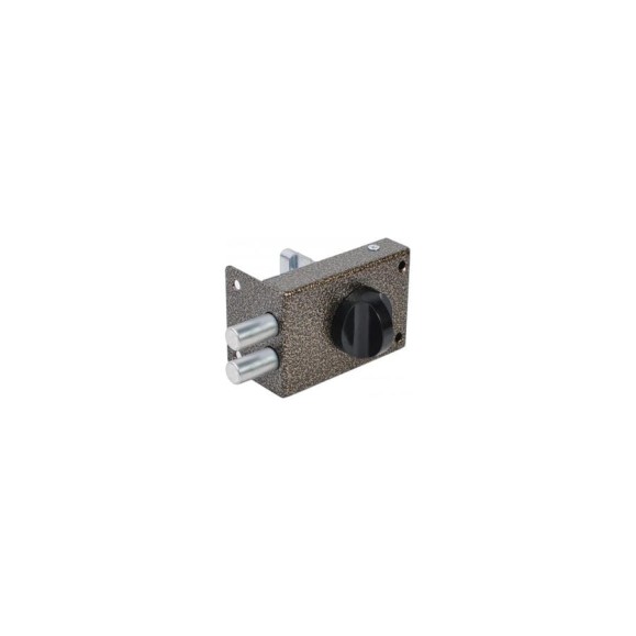 Накладной замок Marlok ЗН 1, 2 ригеля, бронза 022604