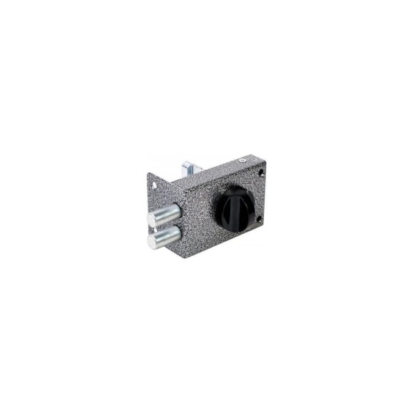 Накладной замок Marlok ЗН 1, 2 ригеля, серебро 023367 Накладной замок Marlok ЗН 1, 2 ригеля, серебро 023367