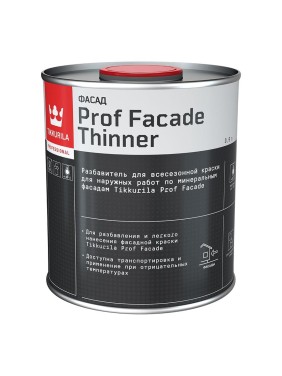Растворитель Tikkurila PROF FACADE THINNER 1л 700009412 Растворитель Tikkurila PROF FACADE THINNER 1л 700009412