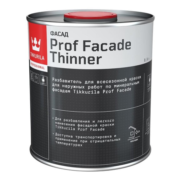 Растворитель Tikkurila PROF FACADE THINNER 1л 700009412
