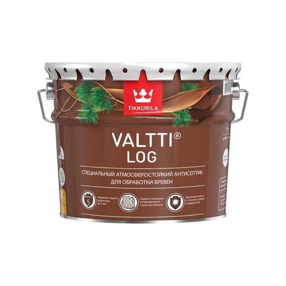Антисептик Tikkurila VALTTI LOG орегон 9 л 700010356 Антисептик Tikkurila VALTTI LOG орегон 9 л 700010356
