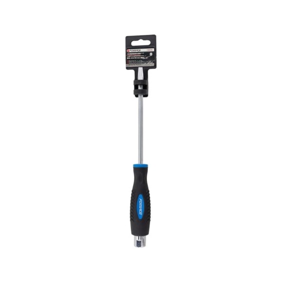 Шлицевая силовая магнитная отвертка Forsage Profi S2 SL6.5х150мм, на пластиковом держателе F-70265150(26235)