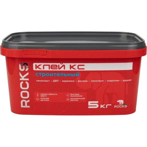 Клей для стеклохолста ROCKS усиленный 5 кг ROC-085 Клей для стеклохолста ROCKS усиленный 5 кг ROC-085