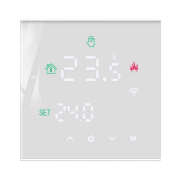 Терморегулятор RTC M3H FULL WHITE WIFI 00-00001290 Терморегулятор RTC M3H FULL WHITE WIFI 00-00001290