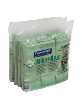 Микрофибра Kimberly-Clark WYPALLх 40x40 см, зеленая, 6 шт. 8396 Микрофибра Kimberly-Clark WYPALLх 40x40 см, зеленая, 6 шт. 8396