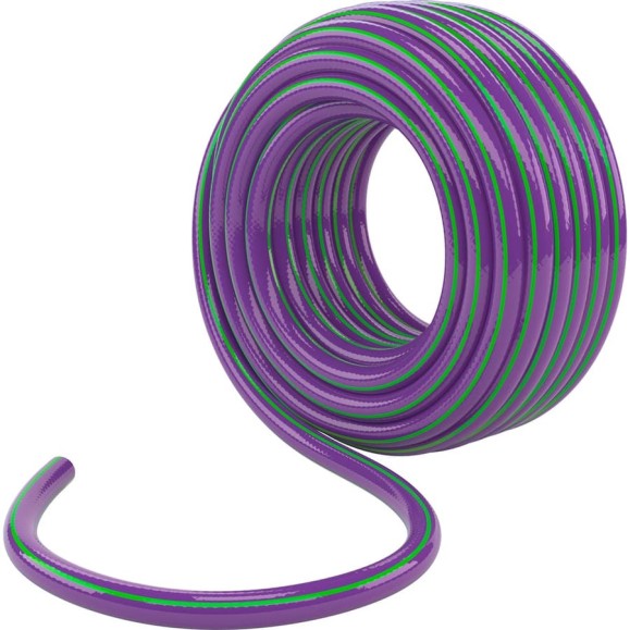 Поливочный армированный шланг PALISAD Violet, 3 слоя, 3/4", 50 м 67634