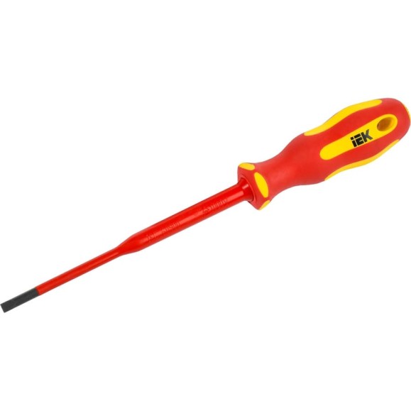Отвертка IEK Arma2l 5 диэлектрическая sl3,5x100 т2 A2L5-SC30-T2-SL-35-100 Отвертка IEK Arma2l 5 диэлектрическая sl3,5x100 т2 A2L5-SC30-T2-SL-35-100