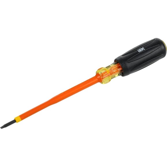 Отвертка IEK Arma2l 5 диэлектрическая sl3,0x100 т3 A2L5-SC30-T3-SL-30-100