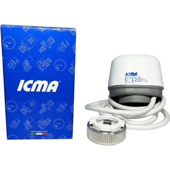 Сервопривод электротермический ICMA S.P.A. «on-off», Норм.Закр., 220В, 30x1.5 980 82980NC53 Сервопривод электротермический ICMA S.P.A. «on-off», Норм.Закр., 220В, 30x1.5 980 82980NC53