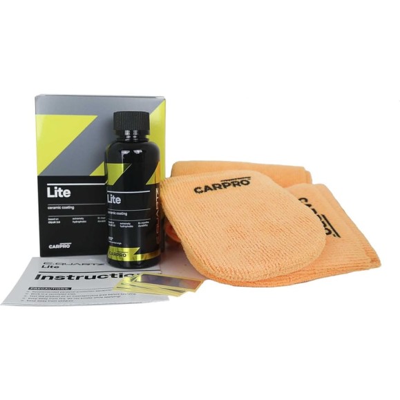 Полироль для кузова CARPRO Cquartz lite kit защитное покрытие, набор, 150 ml CP-10CQL15K