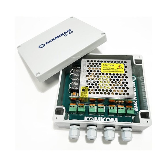Блок питания GERMIKOM 12В 5А уличный герметичный IP66 Germikom M-5000