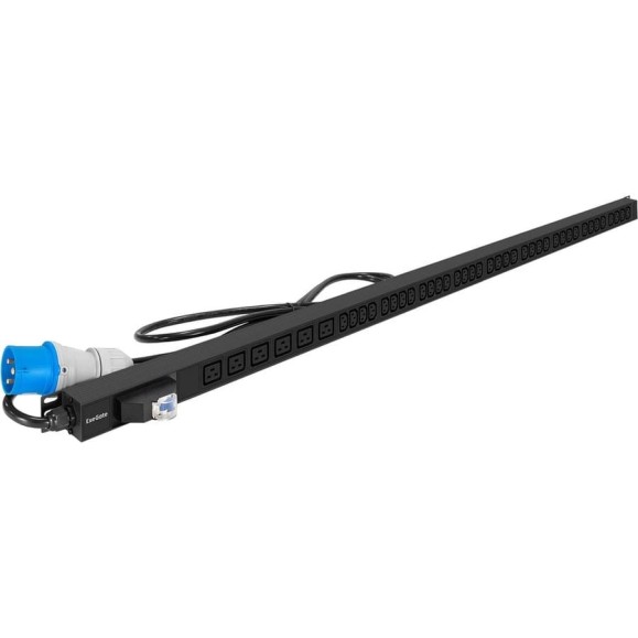 Блок розеток вертикальный ExeGate ServerPro PDU-V636 Al-36C136C19-IEC309-32A-1P 19, 1U, Алюминий, 36 IEC 320 C13, 6 IEC 320 C19, IEC 60309 32A 2P+E, VDE-250V- 296171