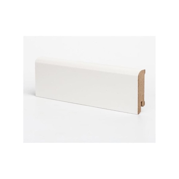 Плинтус напольный Ликорн МДФ Деартио U 102-60 Белый 60x16x2050 мм P.1.1.02.1.60.16.D