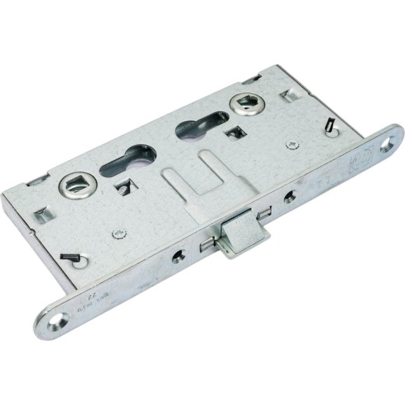 Корпус огнестойкого замка Doorlock DL 1739/65mm PZ ZN front 24x235, DIN, симметричный 75401
