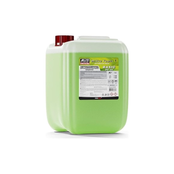 Автошампунь для бесконтактной мойки AVS Active Foam 1:2 PF-20 BASIC 21.2 кг Прохим A07538S
