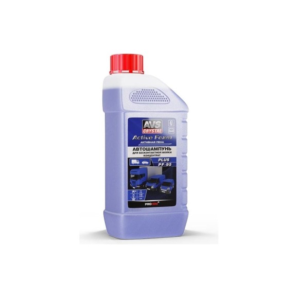 Автошампунь для бесконтактной мойки AVS Active Foam 1:9-12 PF-95 PLUS 1 л Прохим A40596S