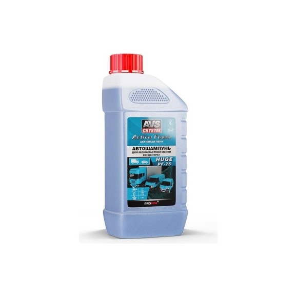 Автошампунь для бесконтактной мойки AVS Active Foam 1:5-9 PF-75 HUGE 1 л Прохим A40623S Автошампунь для бесконтактной мойки AVS Active Foam 1:5-9 PF-75 HUGE 1 л Прохим A40623S