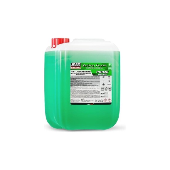 Автошампунь для бесконтактной мойки AVS Active Foam 1:4-6 PF-40 PRIME 5.5 кг Прохим A07543S