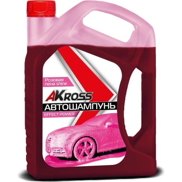 Шампунь для бесконтактной мойки Effect Power Shine NEW розовая пена 5 кг AKross AKS0058COS Шампунь для бесконтактной мойки Effect Power Shine NEW розовая пена 5 кг AKross AKS0058COS