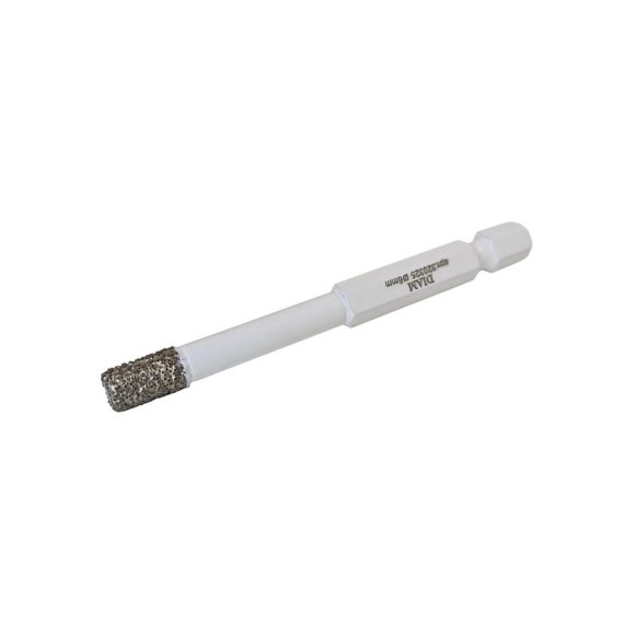 Сверло алмазное Diam 6x35x1/4-HEX-E "V-TECH" Вакуумная Технология серия Экстра (Керамогранит,гранит,мрамор) 320325