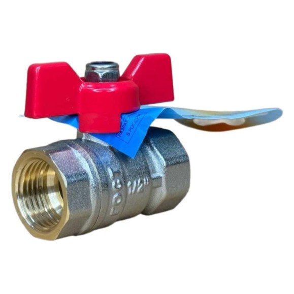 Шаровый кран SANEXT ГОСТ, PN40, Ду 25, ВР 1" бабочка 8753