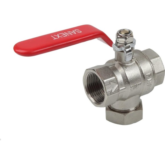 Шаровый кран SANEXT ГОСТ, PN40, с фильтром Ду 25, ВР 1
