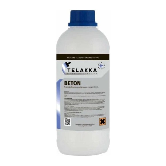 Гидрофобизатор пропитка для бетонных поверхностей Telakka GIDROFOB BETON 1л 4673763647247 Гидрофобизатор пропитка для бетонных поверхностей Telakka GIDROFOB BETON 1л 4673763647247