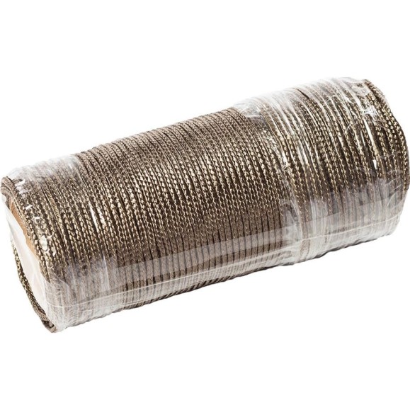 Шнур базальтовый безасбестовый HIMPT Ф 10 мм Basfiber бухта 50 пог.м 00-00003634