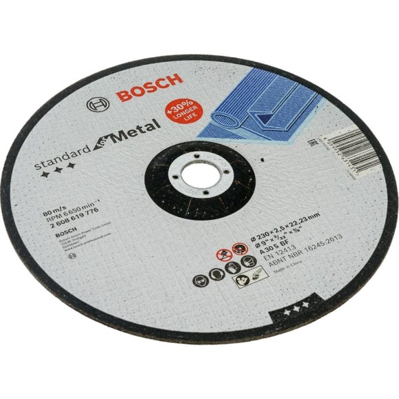 Диск отрезной Standard for Metal 230x2.5х22.2 мм Bosch 2608619776 Диск отрезной Standard for Metal 230x2.5х22.2 мм Bosch 2608619776