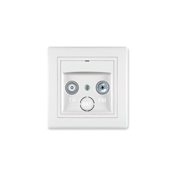 Розетка Aling-conel PRESTIGE TV/FM оконечная белая (арт. ) 612Z.00 Розетка Aling-conel PRESTIGE TV/FM оконечная белая (арт. ) 612Z.00