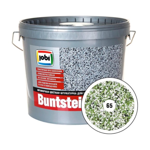 Мраморная штукатурка JOBI BUNTSTEINPUTZ №65 1,2мм 20кг 14973