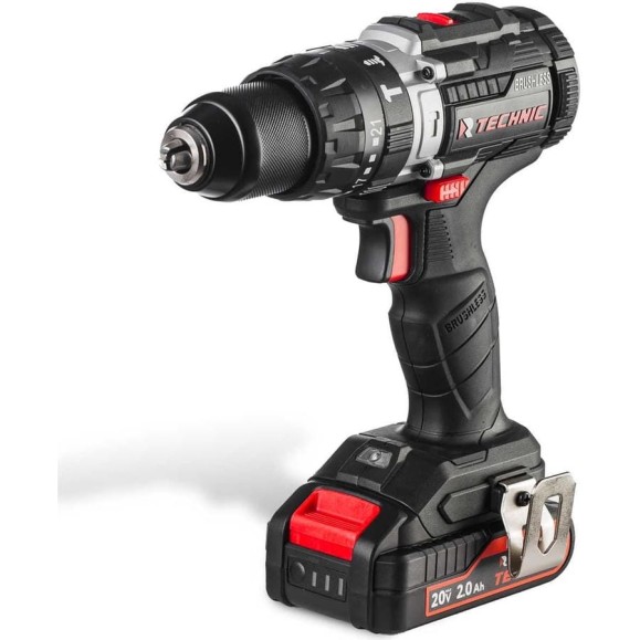 Ударная аккумуляторная дрель-шуруповерт RUNTEC TECHNIC 13 мм, 20 В, 2x2 Ач, 40 Нм RT-ID40T Ударная аккумуляторная дрель-шуруповерт RUNTEC TECHNIC 13 мм, 20 В, 2x2 Ач, 40 Нм RT-ID40T