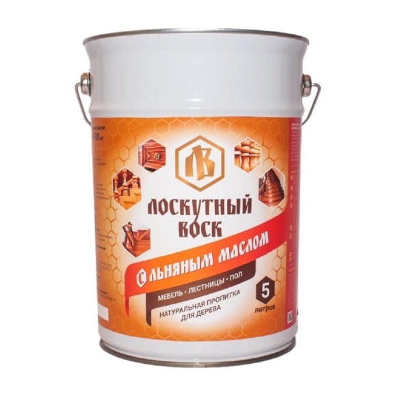 Лоскутный воск с льняным маслом 5л ЛМ0500