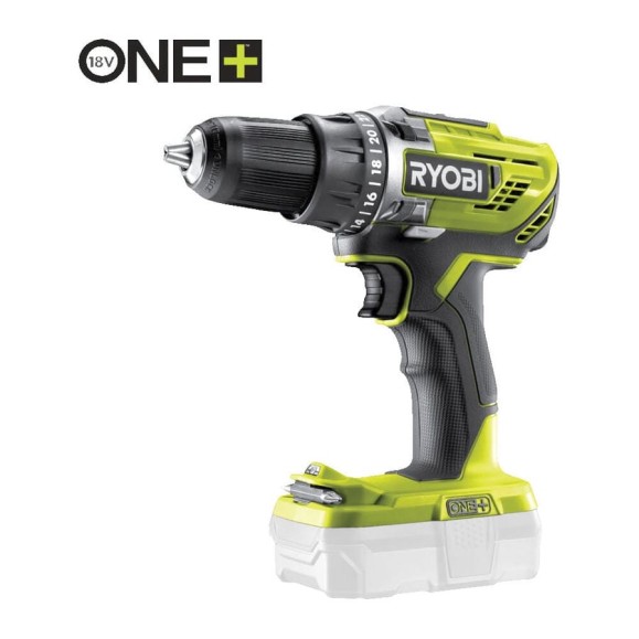 Дрель-шуруповерт Ryobi ONE+ R18DD3-0 без аккумулятора в комплекте 5133002889 Дрель-шуруповерт Ryobi ONE+ R18DD3-0 без аккумулятора в комплекте 5133002889