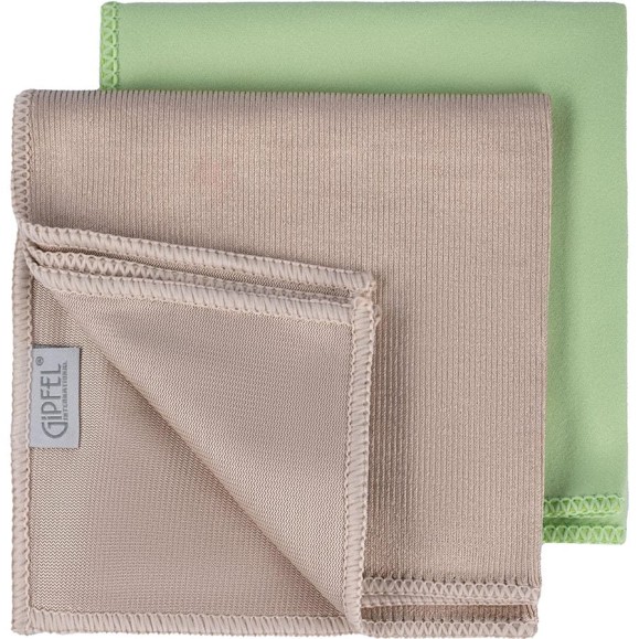 Набор салфеток Gipfel CLEAN SERIES 2 штуки, 30x30 см, для стекол и зеркал 1 шт, для замши 1 шт. 52415 Набор салфеток Gipfel CLEAN SERIES 2 штуки, 30x30 см, для стекол и зеркал 1 шт, для замши 1 шт. 52415